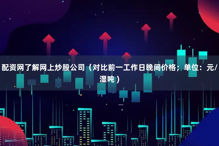 配资网了解网上炒股公司（对比前一工作日晚间价格；单位：元/湿吨 )